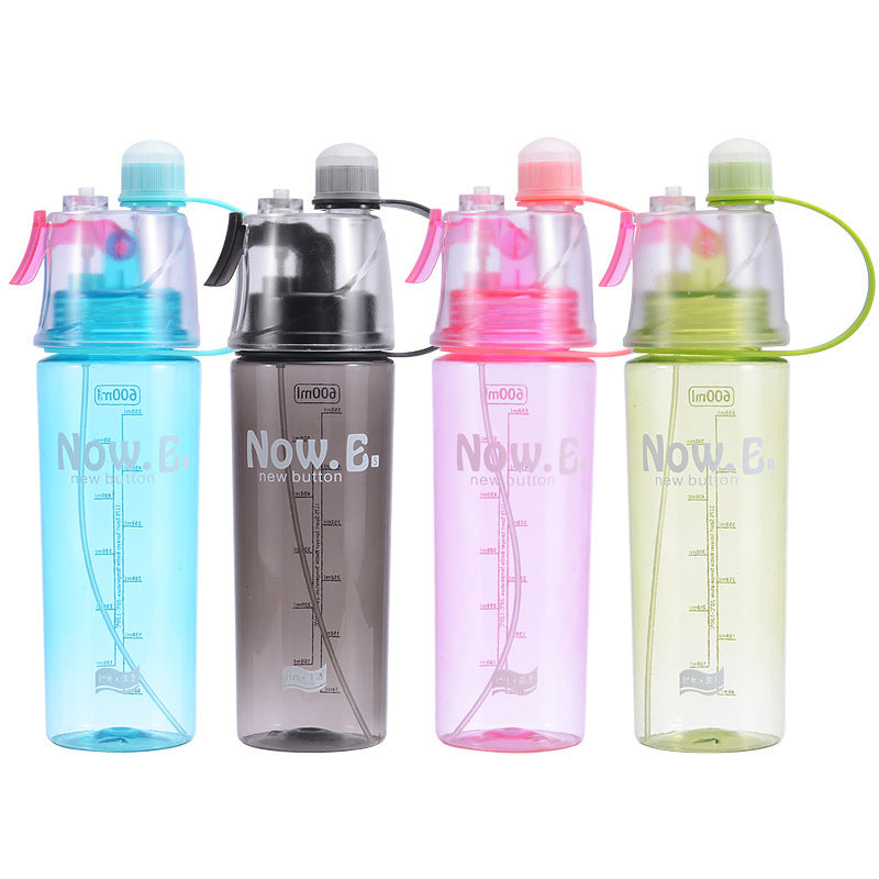 Water Bottle with Spray Mist